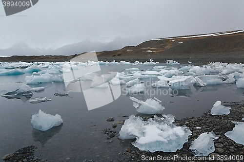 Image of Glacial lake in Iceland