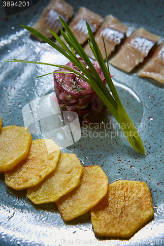 Image of herring with potatoes