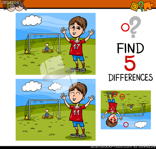 Image of preschool differences activity task