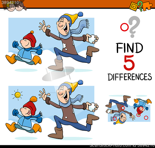 Image of differences activity task