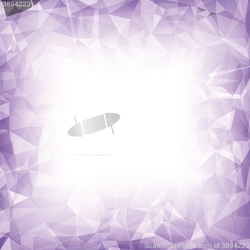 Image of Purple Polygonal Background.