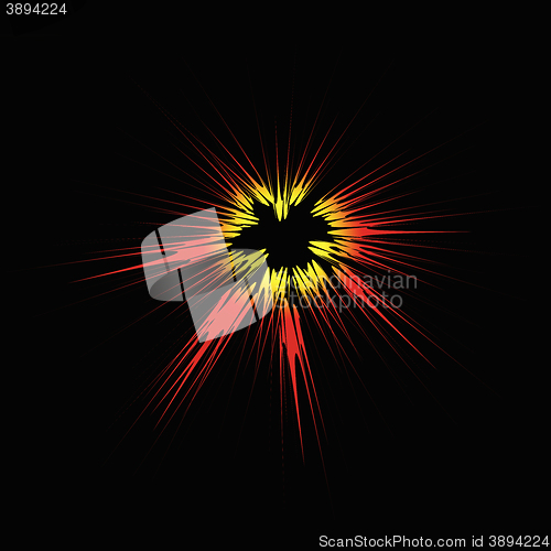 Image of Explode Flash, Cartoon Explosion