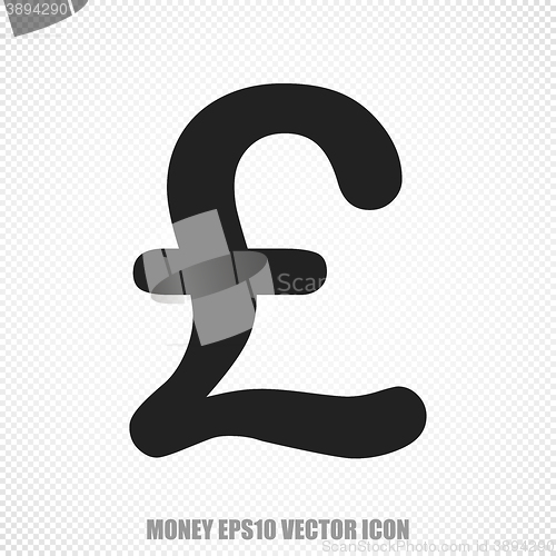 Image of Money vector Pound icon. Modern flat design.