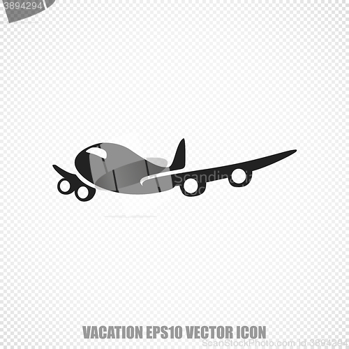 Image of Tourism vector Airplane icon. Modern flat design.