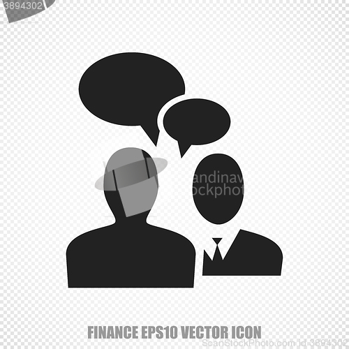 Image of Business vector Business Meeting icon. Modern flat design.