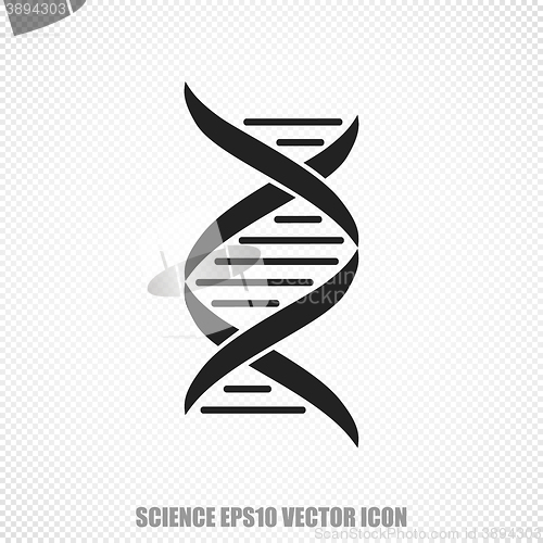 Image of Science vector DNA icon. Modern flat design.