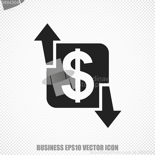 Image of Business vector Finance icon. Modern flat design.