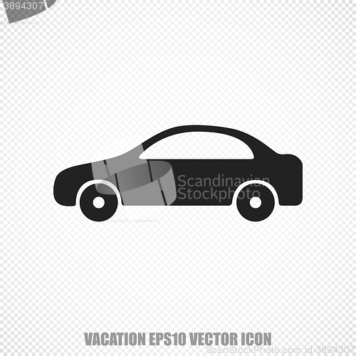 Image of Vacation vector Car icon. Modern flat design.