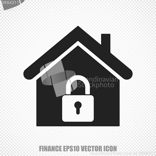 Image of Business vector Home icon. Modern flat design.