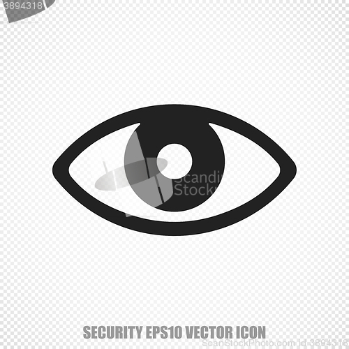 Image of Safety vector Eye icon. Modern flat design.