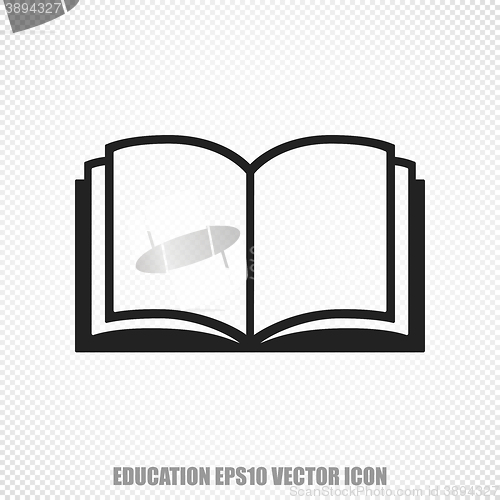 Image of Learning vector Book icon. Modern flat design.