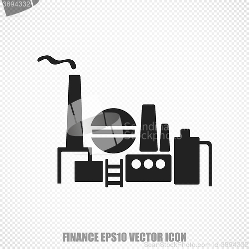 Image of Business vector Oil And Gas Indusry icon. Modern flat design.