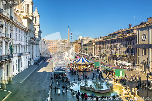 Image of Christmas in Piazza Navona, Rome