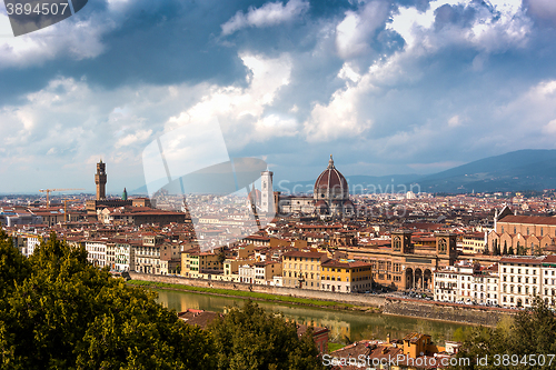 Image of Florence on a cloudy day