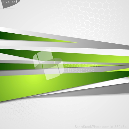 Image of Abstract green grey corporate design