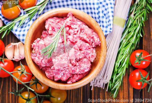 Image of raw minced meat