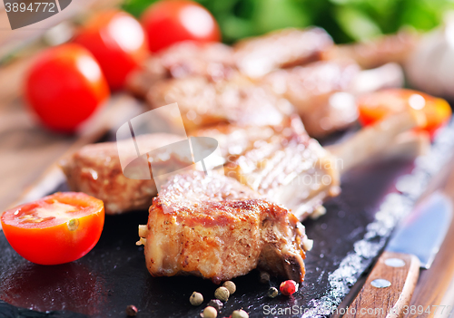 Image of fried chop meat