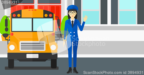 Image of School bus driver.