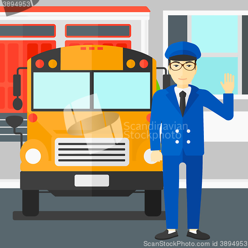 Image of School bus driver.