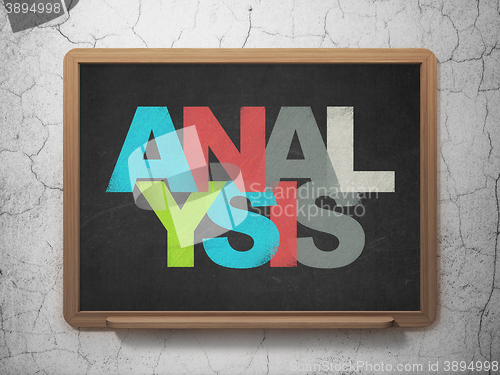 Image of Advertising concept: Analysis on School board background