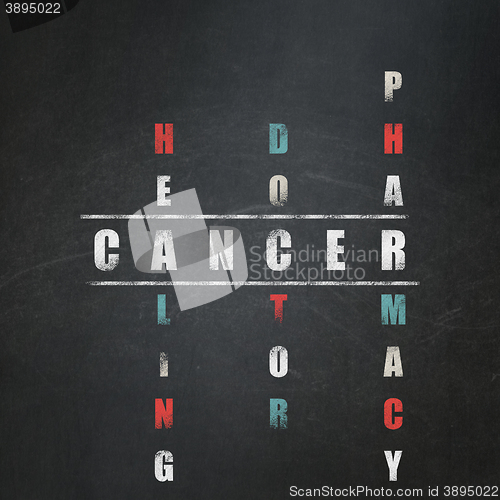 Image of Healthcare concept: Cancer in Crossword Puzzle