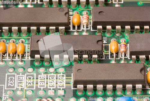 Image of bussines technology chip