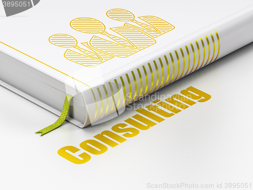 Image of Finance concept: book Business People, Consulting on white background