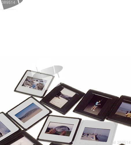 Image of isolated photo slides