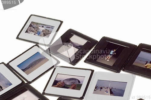 Image of isolated photo slides