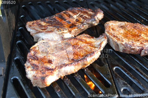 Image of Steak on the grill