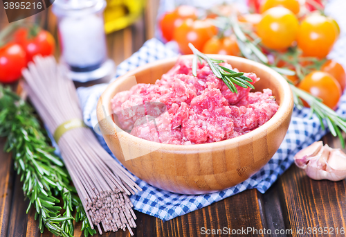 Image of raw minced meat