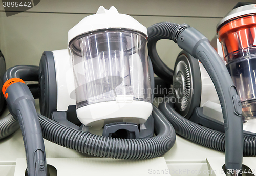 Image of Appliances: powerful modern vacuum cleaner.