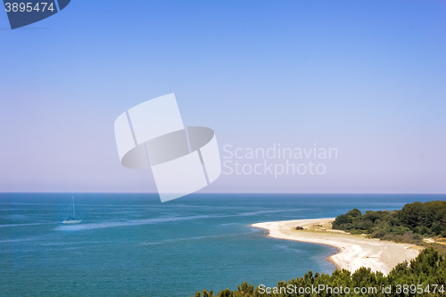 Image of Landscape with sea views. Pitsunda, Abkhazia.