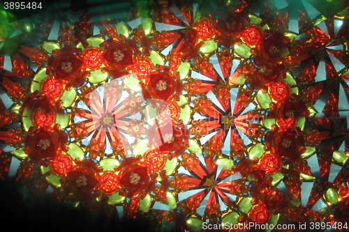 Image of color kaleidoscope texture