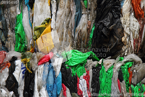 Image of color plastic garbage
