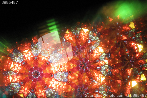 Image of color kaleidoscope texture