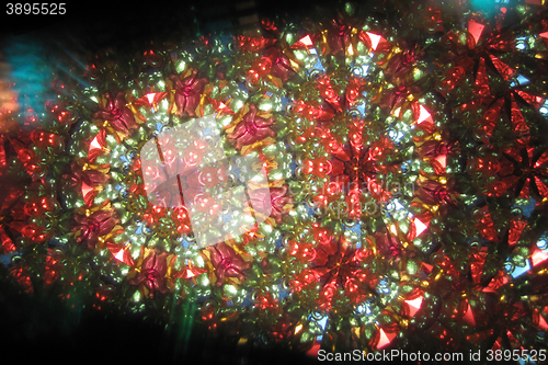 Image of color kaleidoscope texture
