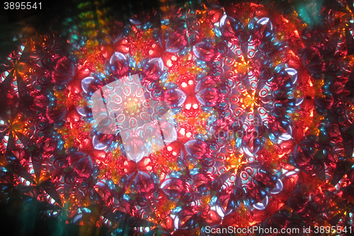 Image of color kaleidoscope texture