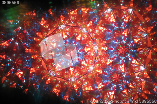 Image of color kaleidoscope texture