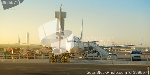 Image of Plane in airport