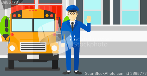 Image of School bus driver.