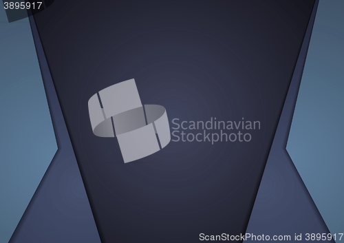 Image of Dark blue corporate tech art background