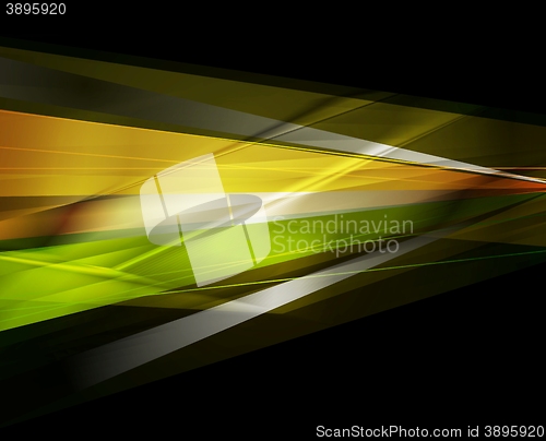 Image of Concept colorful stripes dark background