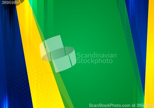Image of background in Brazilian colors