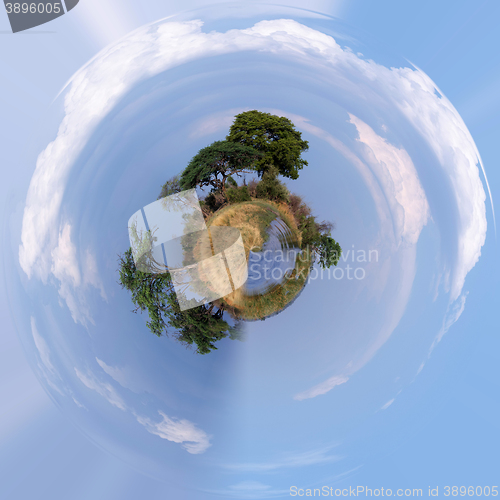 Image of Beautiful Little planet of african landscape