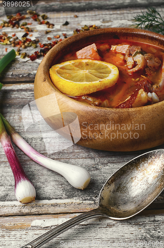 Image of Dish of Russian cuisine-beef stew