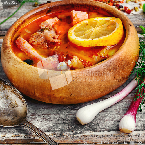 Image of Dish of Russian cuisine-beef stew