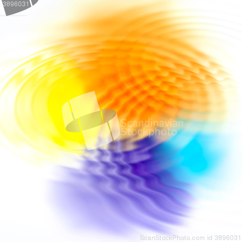 Image of Abstract color spots and ripples