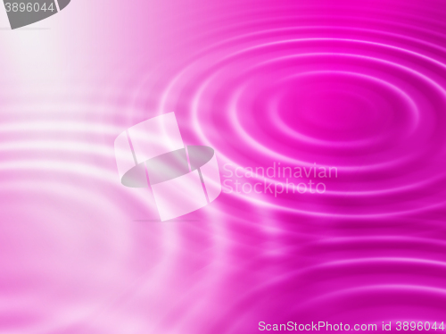 Image of Abstract bright crimson background with concentric ripples