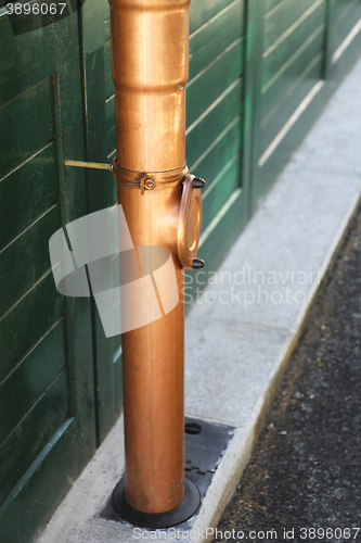 Image of Copper Gutter Downspout